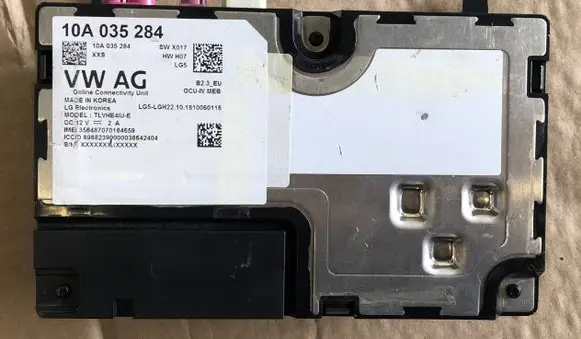Volkswagen ID.3 Bluetooth control unit module 10A035284