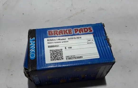 Renault Master III Brake pads (front) 8660004551