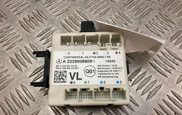Mercedes-Benz S W222 Door control unit/module A2229008809
