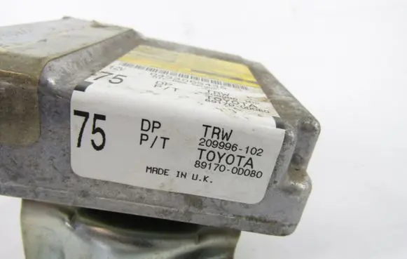 Toyota Yaris Airbag control unit/module 891700D800
