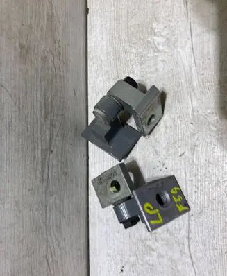 Front door hinge set