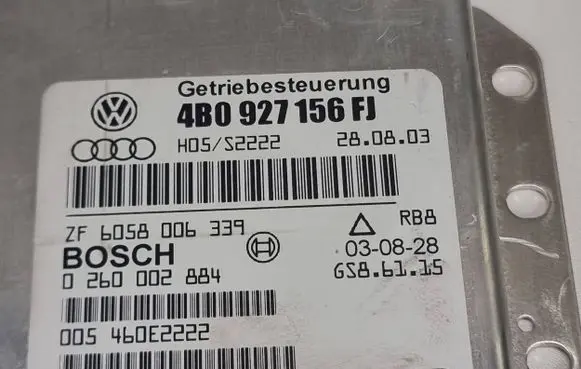 Audi A6 S6 C5 4B Gearbox control unit/module 4B0927156FJ 6058006339 0260002884