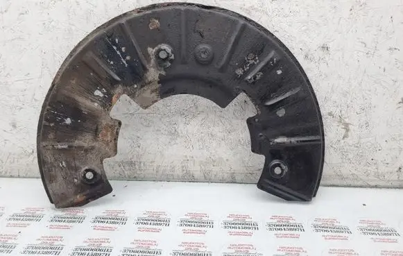 Volkswagen Touareg I Front brake disc dust cover plate 7L0615311