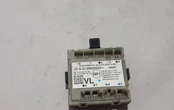 Mercedes-Benz AMG GT 4 x290 w290 Door control unit/module A2139002022
