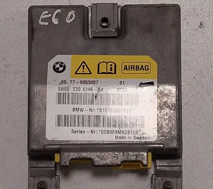 BMW 5 E60 E61 Airbag control unit/module 220434654 6953007 05B004AA2810R