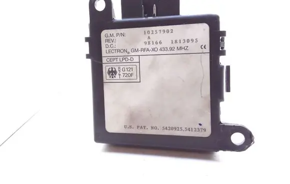 Opel Sintra Other control units/modules 10257902 1813095 5420925