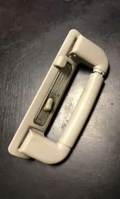 Rear interior roof grab handle