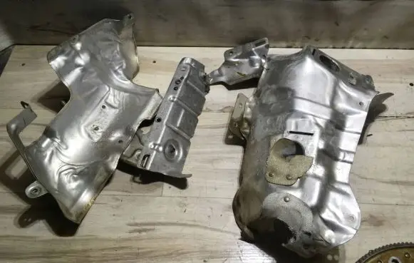 Heat shield in engine bay