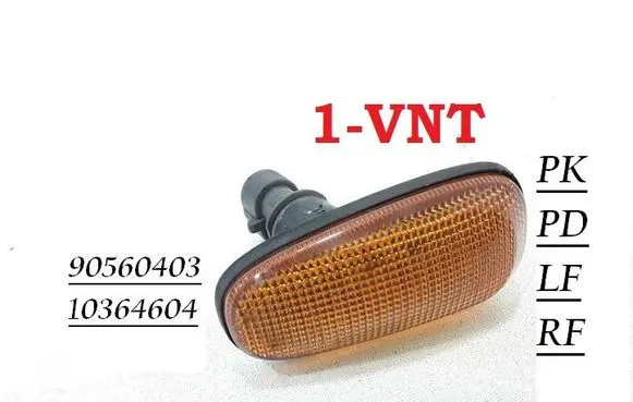 Opel Astra G Front fender indicator light 90560403 10364604