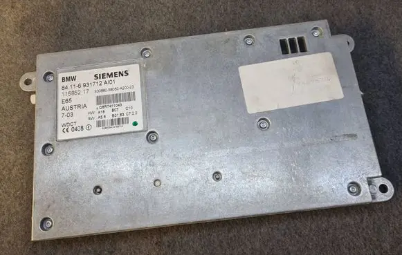 BMW 7 E65 E66 Phone control unit/module 6931712 11585217 B0163C722