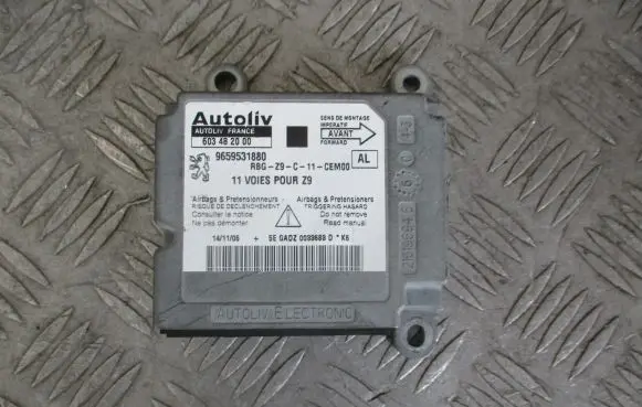 Peugeot 607 Airbag control unit/module 9659531880