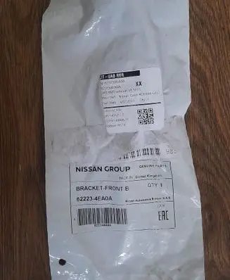Nissan Qashqai Front bumper mounting bracket 622234EA0A