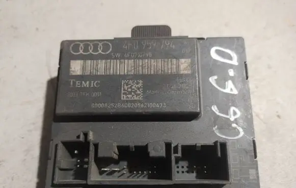 Audi A6 S6 C6 4F Door control unit/module 4F0959794 0033TFK0001 4F0910795