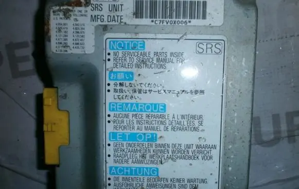 Honda Accord Airbag control unit/module 77960SV4A92