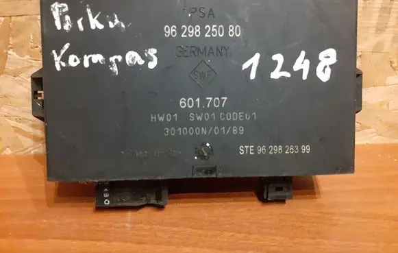 Peugeot 607 Parking PDC control unit/module 1248 9629825080