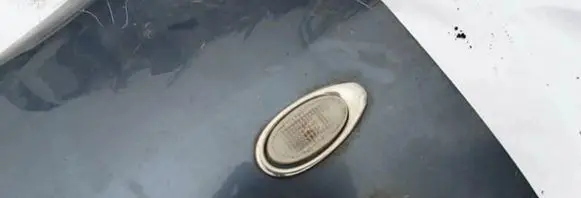 Front fender indicator light