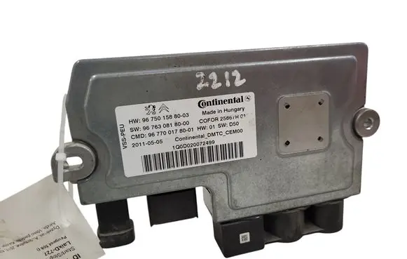 Peugeot 508 Start/Stop control module 9675015880 9676308180 9677001780