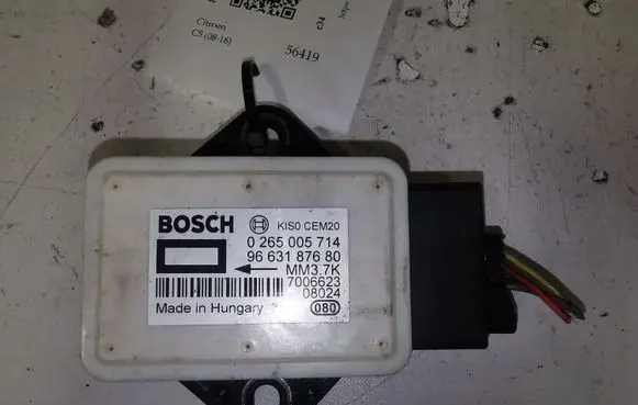 Citroen C5 ESP acceleration yaw rate sensor 0265005714 9663187680