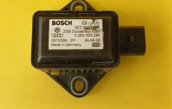 Volkswagen PASSAT B5 ESP acceleration yaw rate sensor 8E0907637A 0265005245