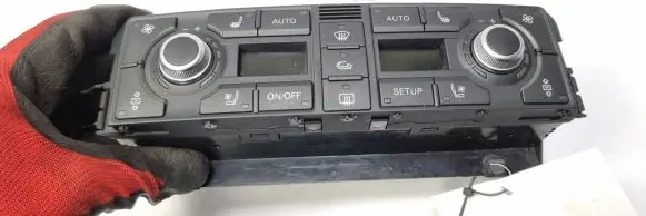 Audi A8 S8 D3 4E Climate control/heater control trim 4E0820043H