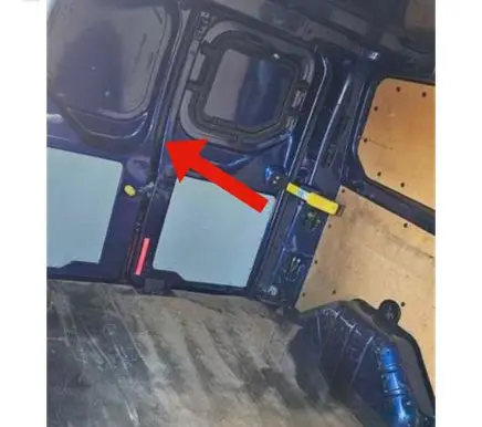 Ford Transit Custom Rubber seal loading door 