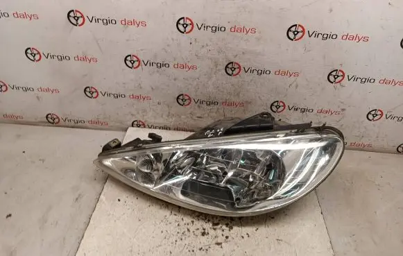 Peugeot 206 Headlight/headlamp 9628666880 89001771 6204S9087275