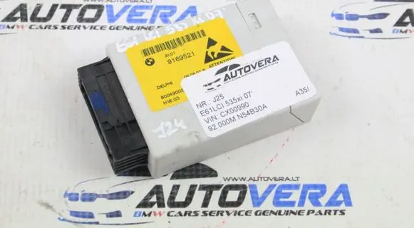 BMW 5 E60 E61 Central console control unit 9169521
