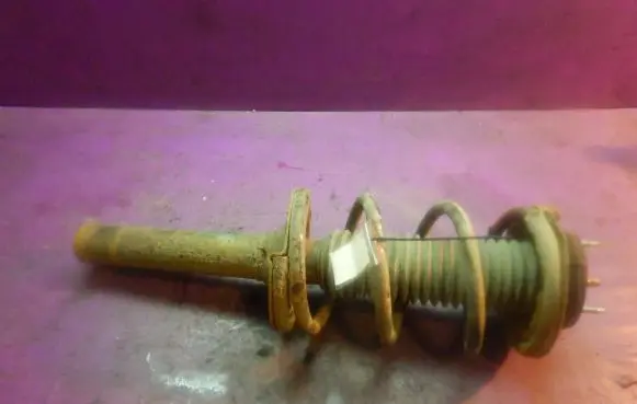 Front shock absorber with coil spring