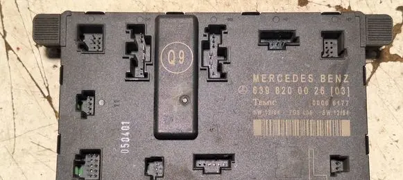 Mercedes-Benz Vito Viano W639 Door control unit/module 6398200026 ZGS006 00006177