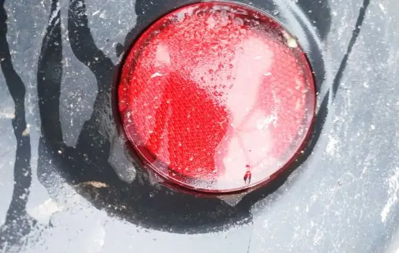 Rear tail light reflector