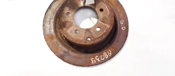 Dodge Caliber Rear brake disc neventiliuojamas
