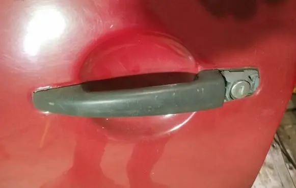 Front door exterior handle