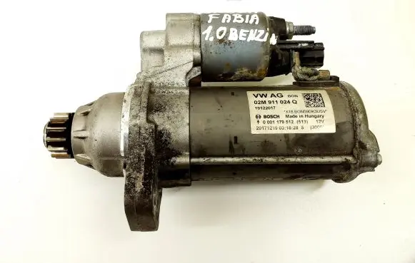 Skoda Fabia Mk3 (NJ) Starter motor 02M911024Q 19122017