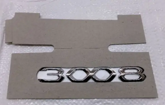 Peugeot 3008 II Manufacturer badge logo/emblem 98377912DX