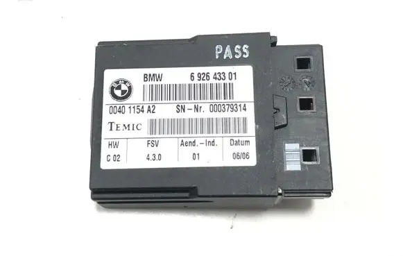 BMW 3 E90 E91 Seat control module 6926433 00401154