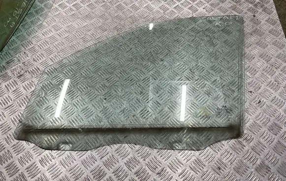 Hyundai Santa Fe Front door window glass four-door