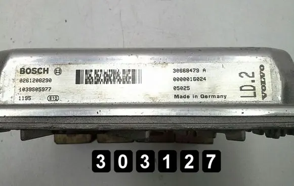 Volvo XC90 Engine control unit/module 0261108290