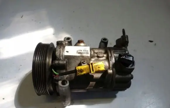 Peugeot 207 Air conditioning (A/C) compressor (pump) 9651910980