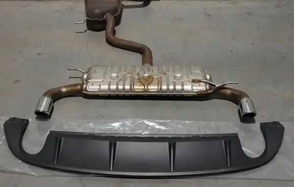 Volkswagen Beetle A5 Rear muffler/silencer tail pipe 1K6253611CL 5C5807521C 1K0120CJ