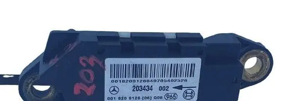 Airbag deployment crash/impact sensor