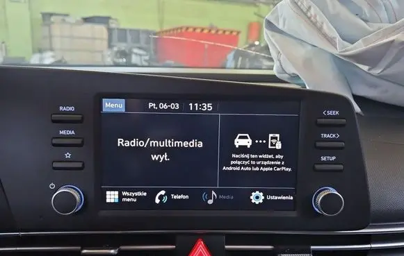 Hyundai Elantra VII Radio/CD/DVD/GPS head unit 96160AA570 IMPRK1564923
