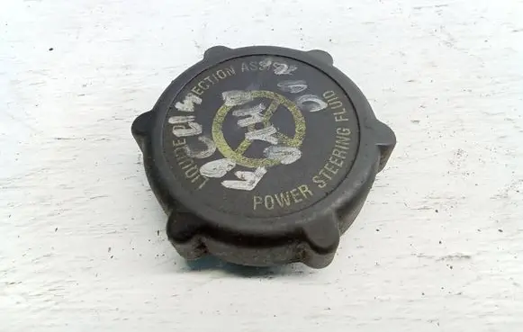 Audi A6 S6 C4 4A Brake fluid reservoir filler cap with level sensor 
