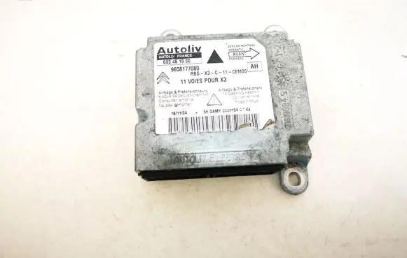 Citroen C5 Airbag control unit/module 9658177080 603481900