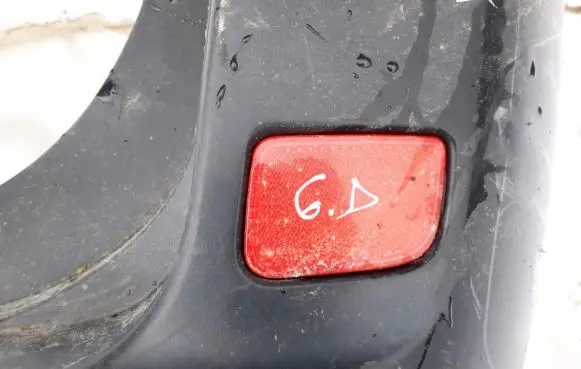 Rear tail light reflector