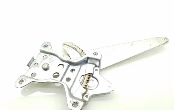 Rear window lifting mechanism without motor