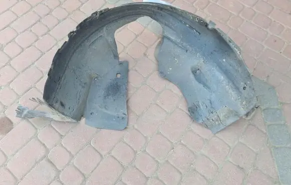 Opel Mokka X Front wheel arch liner splash guards 42521179