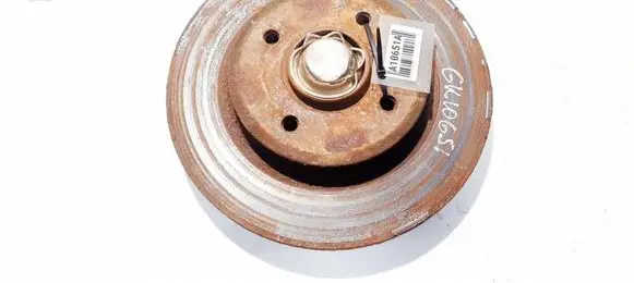 Citroen C4 I Picasso Rear brake disc neventiliuojamas