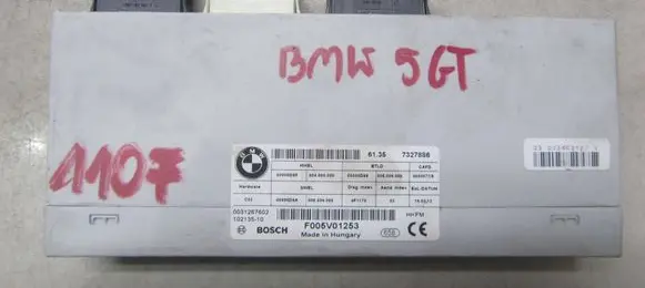 BMW 5 GT F07 Tailgate/trunk control unit/module 7327886