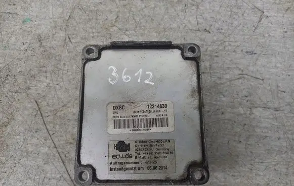 Opel Meriva A Engine control unit/module ECU 12214830
