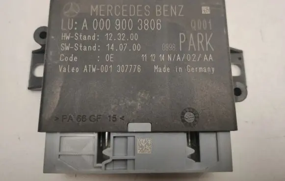 Mercedes-Benz C W204 Parking PDC control unit/module A0009003806
